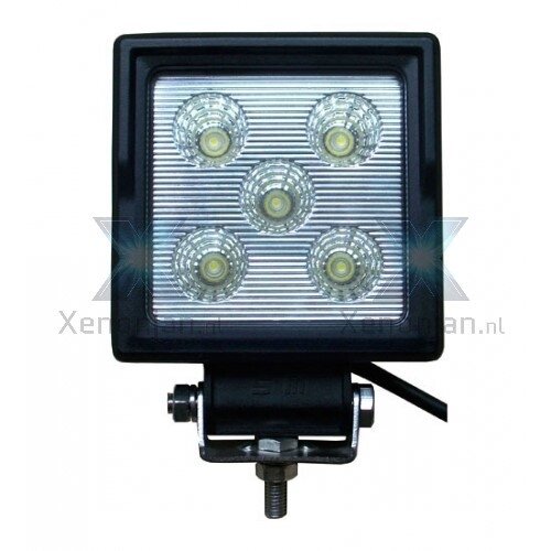 15 Watt vierkante werklamp 5-leds