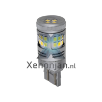 T20 7443 - W21W 22SMD canbus led 900 lumen wit