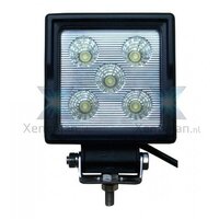 15 Watt vierkante werklamp 5-leds