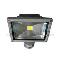 Led bouwlamp 50W met sensor / bewegingsmelder