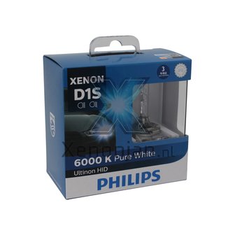 Philips D1S Ultinon 6000K 85410WXX2 xenonlamp 2X