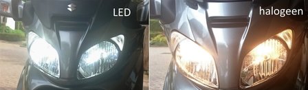 Led koplamp set motorfiets