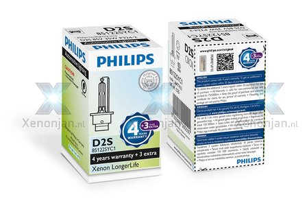 Philips D2S LongerLife 85122SYC1 xenonlamp verpakking