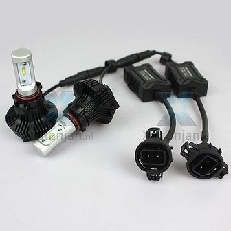 Led koplamp set HB3 9005 12V en 24V Luxeon Zes Lumileds