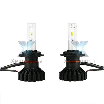 Led koplamp set H9 12V en 24V Luxeon Zes Lumileds