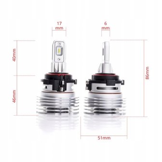 Led koplamp set Transporter T7 2 jr garantie kant en klaar canbus proof zonder adapters!