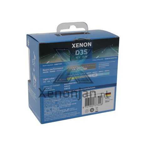 Philips D3S Ultinon 6000K 42403WXX2 xenonlamp 2X