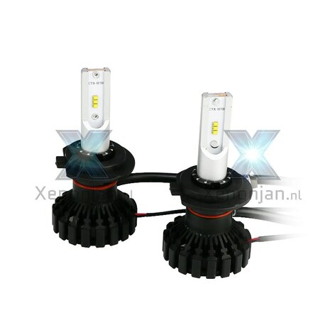 Led koplamp set H9 12V en 24V Luxeon Zes Lumileds