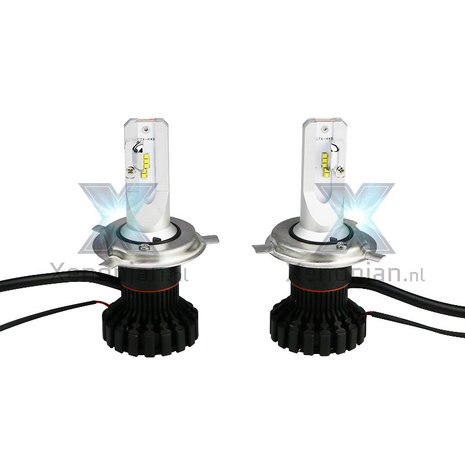 Led koplamp set 9004 HB1 12V en 24V Luxeon Zes Lumileds