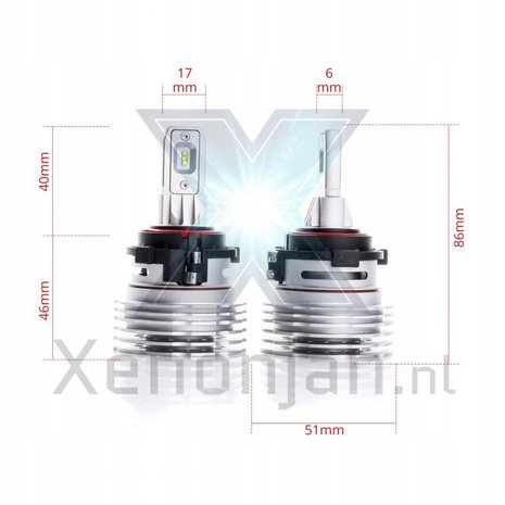 Led koplamp set Volkswagen Scirocco