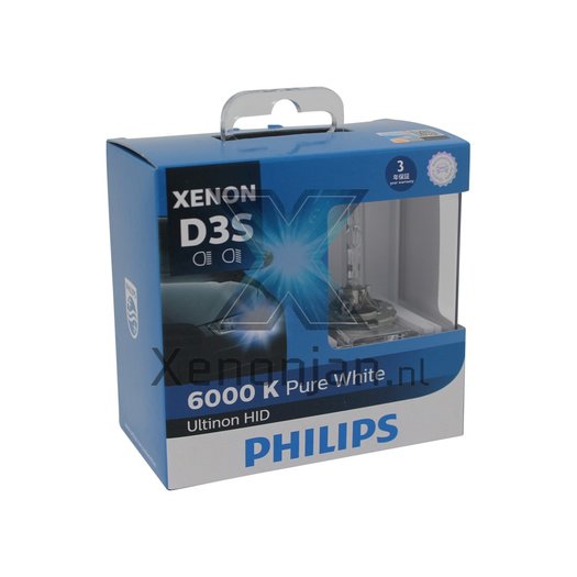 Philips D3S Ultinon 6000K Pure White 42403WXX2 xenonlamp - Xenonjan.nl