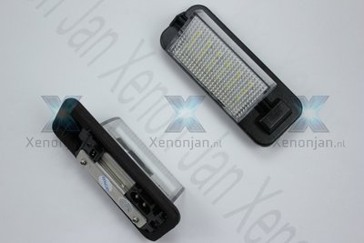 Complete vervanging originele kentekenverlichting voor led BMW E36