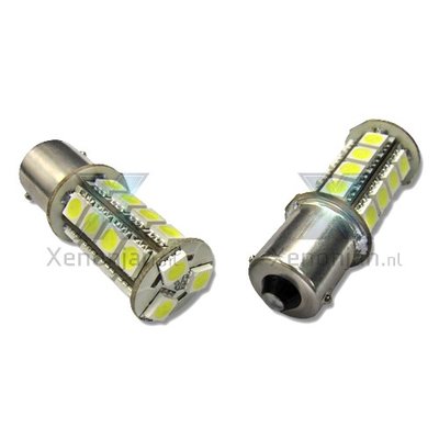 BA15S P21W 1156 23 SMD led rood canbus