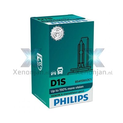 Philips D1S X-tremeVision 85415XV2C1 xenonlamp 2e generatie!