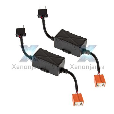 H16 canbus led verlichting weerstand / digitale decoder / canceller voor led dimlicht / koplamp / mistlamp set