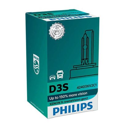 Philips D3S X-treme Vision 42403XVC1 Gen2 +150% xenonlamp