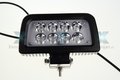 24 Watt rechthoekige werklamp 8-leds